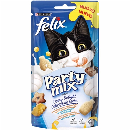 SNACK PARTY MIX DAIRY FELIX 60GR