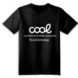 T Shirt Cool Tamanho S (Unissex) Preto