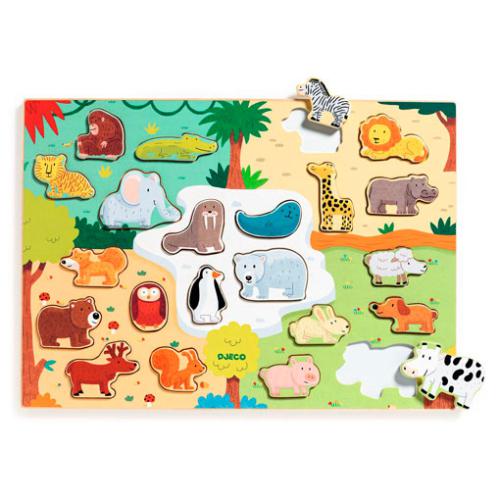 PUZZLO ANIMO - PUZZLE DE ANIMAIS