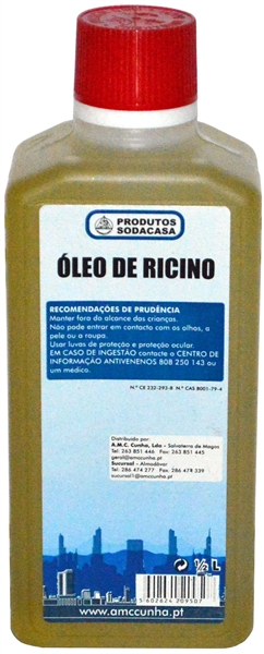 Óleo Ricino 1/2 Lt Sodacasa