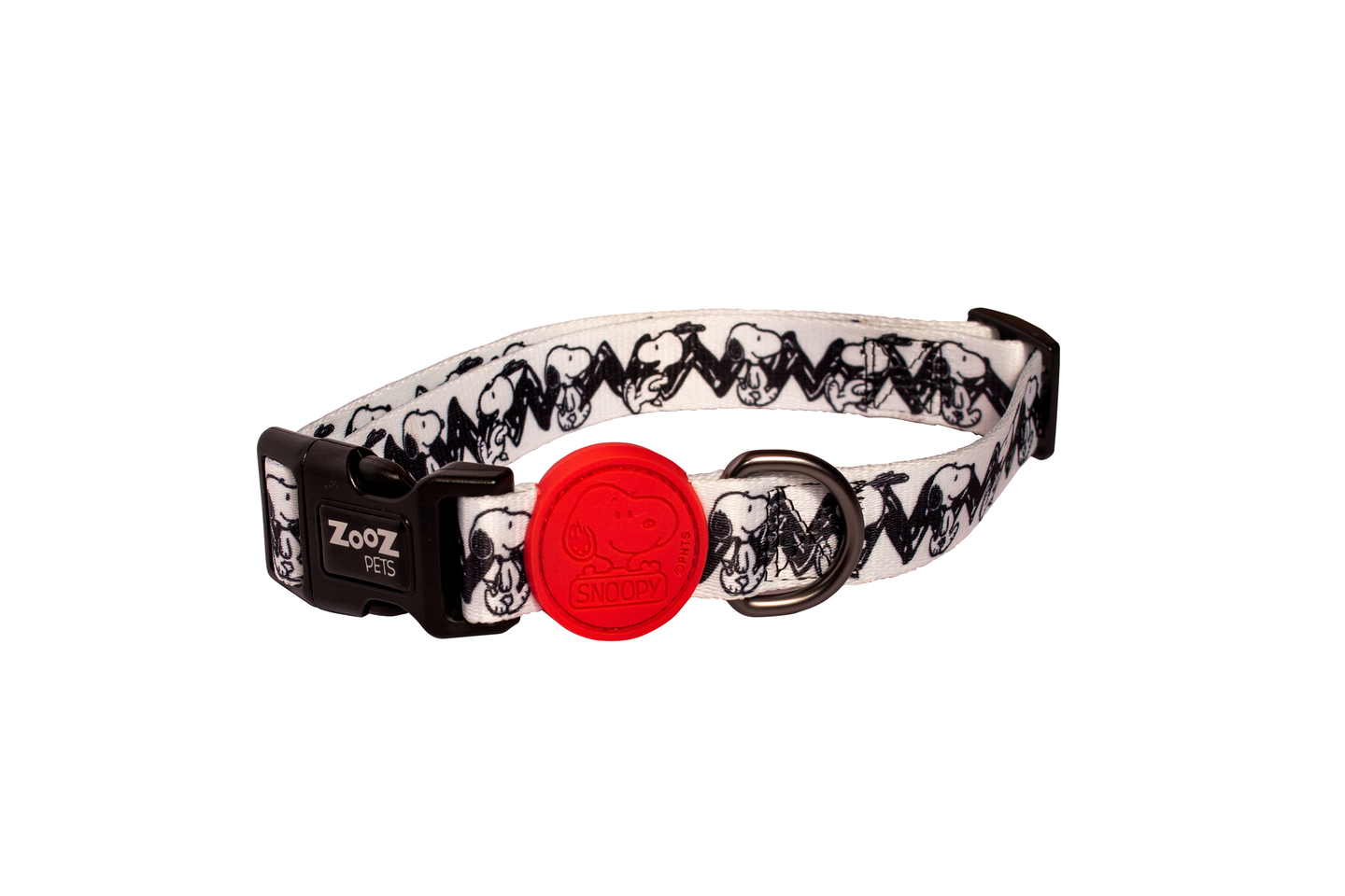 Coleira Charlie Brown White - XS