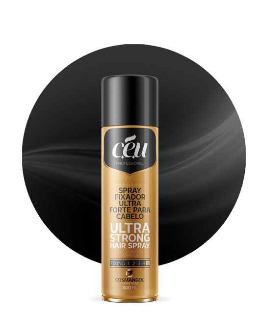 CEU Spray Fixador Ultra Forte para Cabelo 300ml