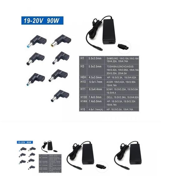 Carregador Universal Slim 19-20V 90W