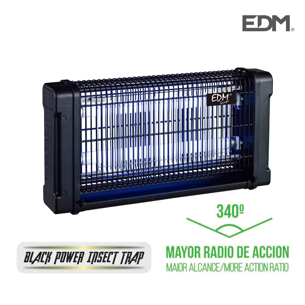 EXTREMINADOR INSETOS ELETRÔNICO 2X6W EDM