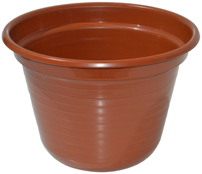 Vaso Plastico C/Prato Castanho Nº 410