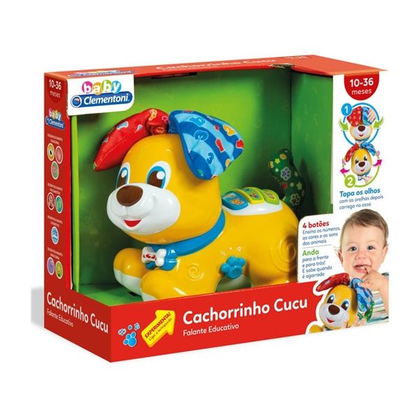 Cachorrinho Cucu-Falante educativo