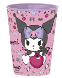 Copo de Plástico 260ml Kuromi