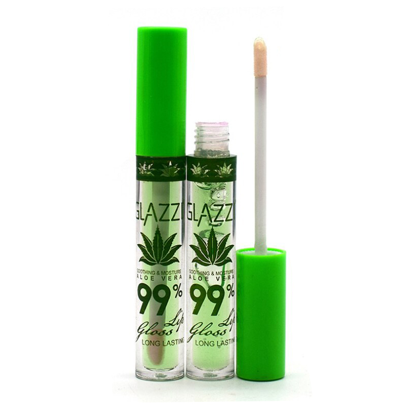 GLAZZI Lip Gloss Aloe Vera de Mudança de Cor