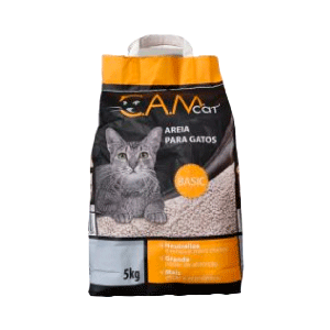 AREIA P/ GATO BASIC CAMCAT 5KG