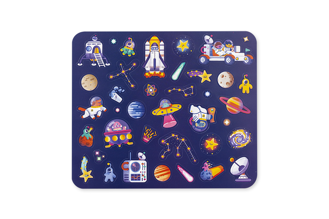 160 STICKERS SPACE