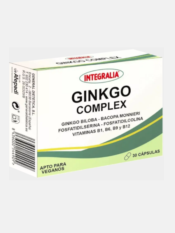 GINKGO COMPLEX 30 Cápsulas