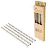 Palhinhas de Inox (8mm x 215mm) direitas