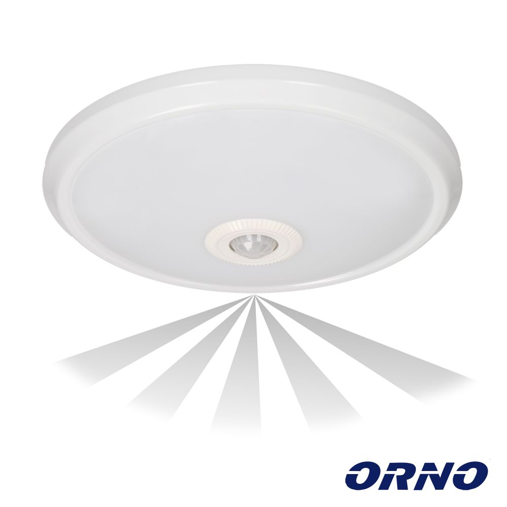 Plafon led 12W c/sensor de movimento branco natural ORNO