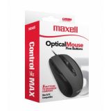 MOUSE MAXELL MOWR-105 OPTICAL 5 BUTTON BLK 348416