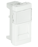 Modulo para conector RJ45 - 1 módulo branco mate