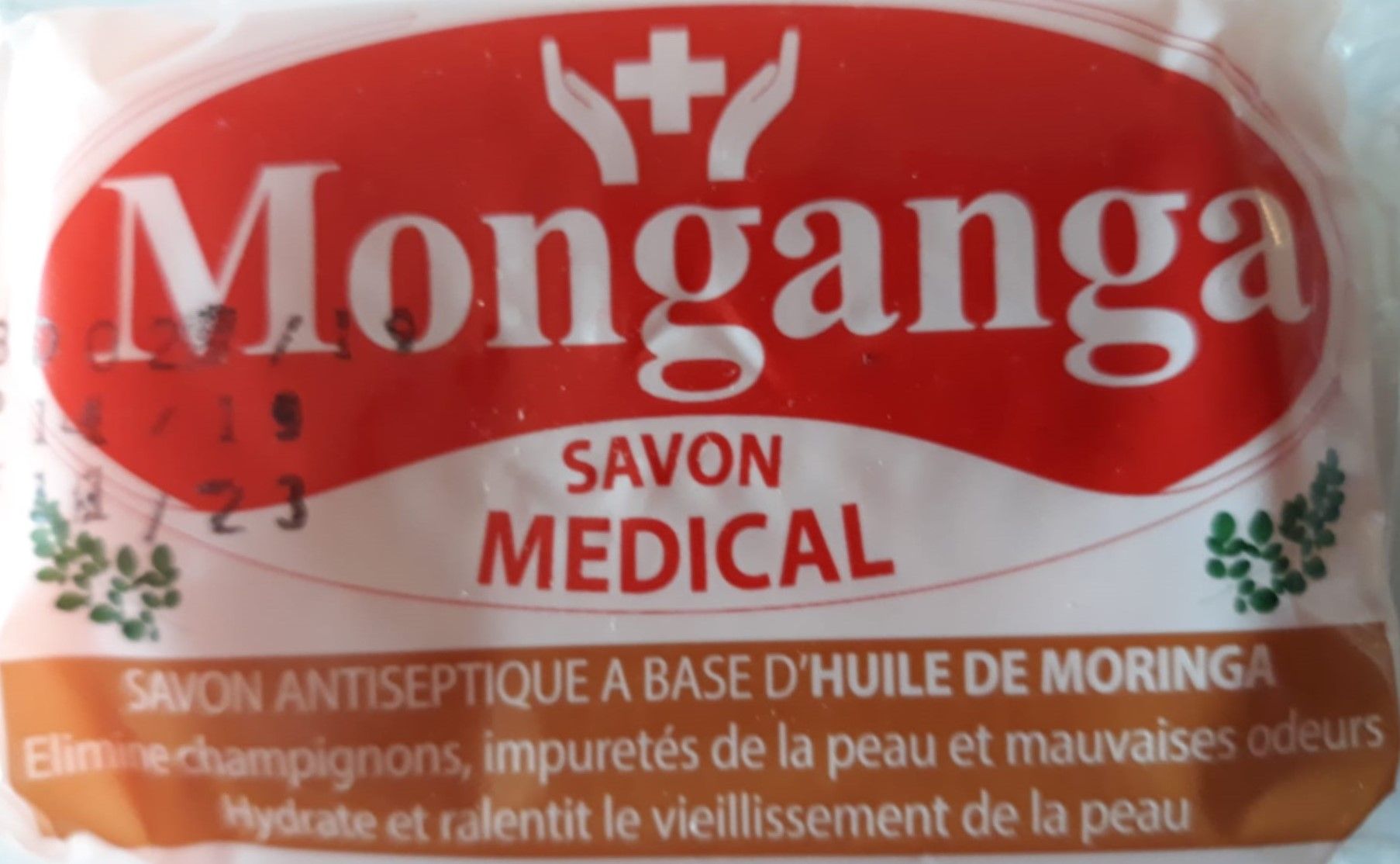 MONGANGA SABONETE 90G ADULTO VERMELHO