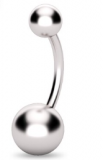 Piercing Umbigo Liso Titânio 