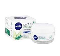 NIVEA PURE & NATURAL CREME DIA HIDRATANTE