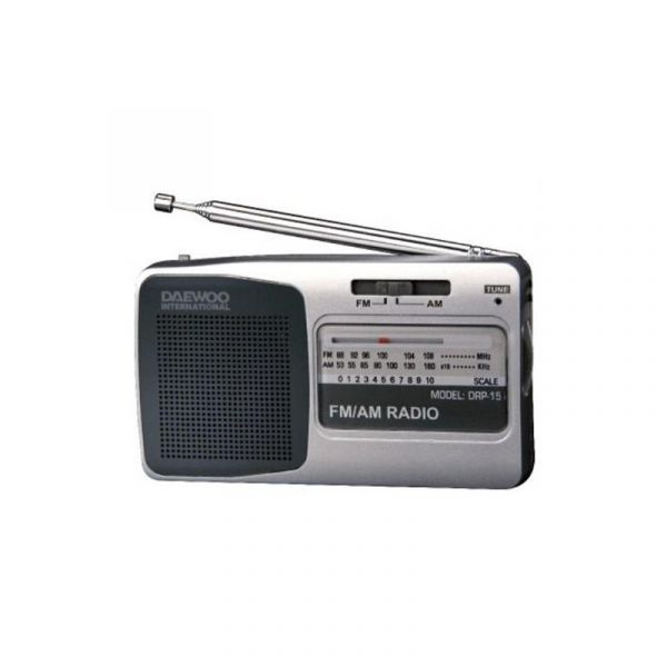 RADIO PORTATIL AM/FM PILHAS DAEWOO