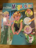 Livro colorir com autocolantes MegaColor Frozen