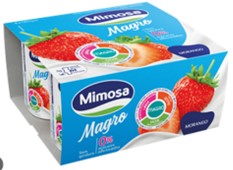 IOGURTE AROMA MIMOSA MORANGO MAGRO (PACK 4UNID) 