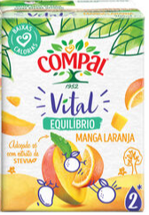 COMPAL MANGA LARANJA 200ML