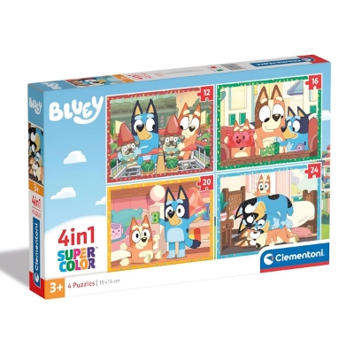 PUZZLE 4 IN 1 BLUEY 