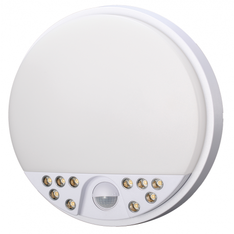 Plafond led 10W c/sensor 4000K IP20 + 3W luz UV