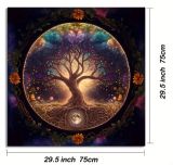 Tolha de Tarot - Árvore Da Vida Florida   