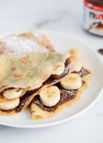 crepe Nutela + Banana