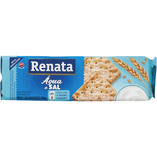 BISCOITO RENATA AGUA E SAL 170GR