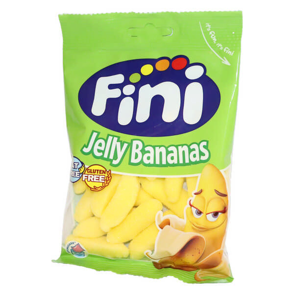 SACO GOMAS BANANAS 90GR FINI