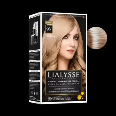 Creme Colorante para Cabelo 9N Louro Muito Claro Lialysse