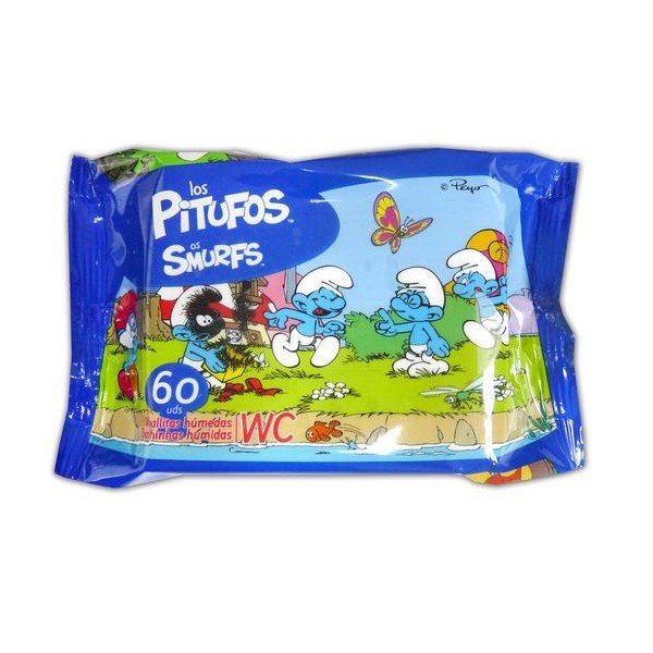 pitufos toallitas wc-60 toallitas