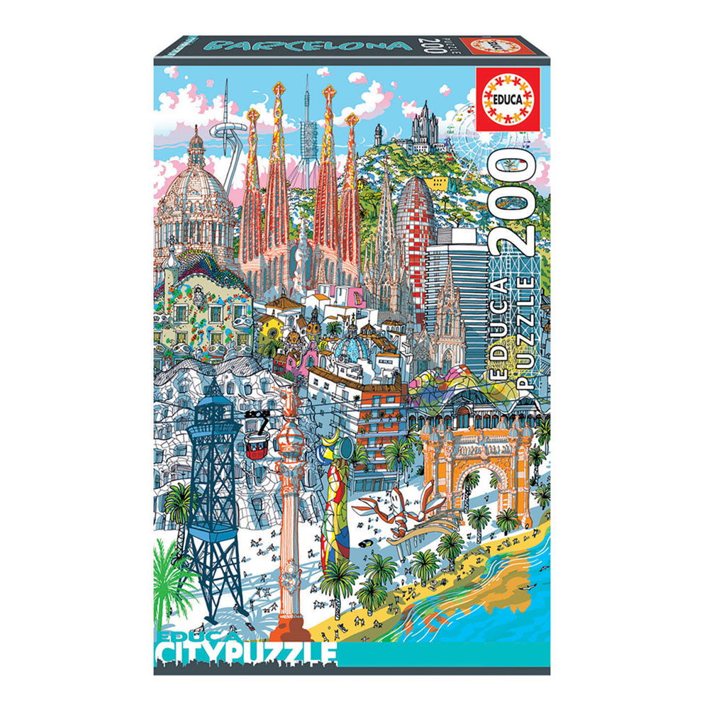 PUZZLE 200 BARCELONA EDUCA CITYPUZZLE