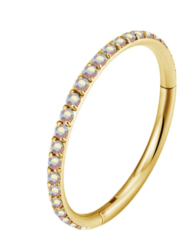 Argola Lisboa Opala 10mm Gold