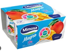 IOGURTE AROMA MIMOSA MANGA MAGRO (PACK 4UNID)