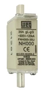 Fusivel de facas NH000 gG 32A 500V LNH00032T