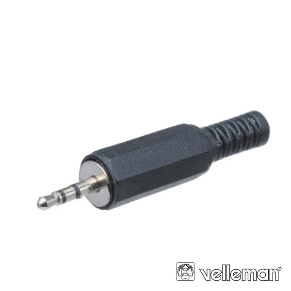 Ficha jack macho 2.5mm stereo