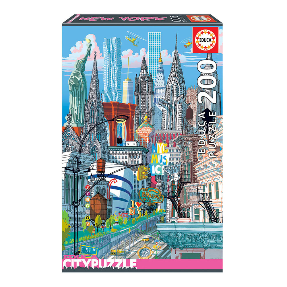 PUZZLE 200 NOVA IORQUE EDUCA CITYPUZZLE