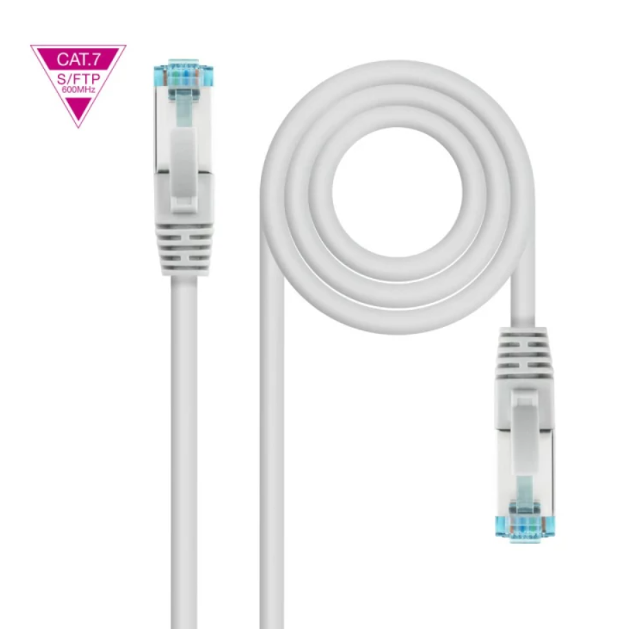 CABO DE REDE NANOCABLE RJ45 LSZH CAT.7 600MHZ SFTP AWG26 7M