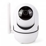 Camera video vigilancia 1080p compatível Tuya dia noite detector movimento audio rastreamento automático