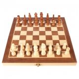 Jogo xadrez madeira 30x30cm