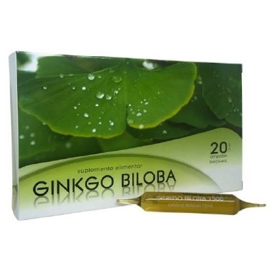 Ginkgo Biloba 20 ampolas (Soldiet)