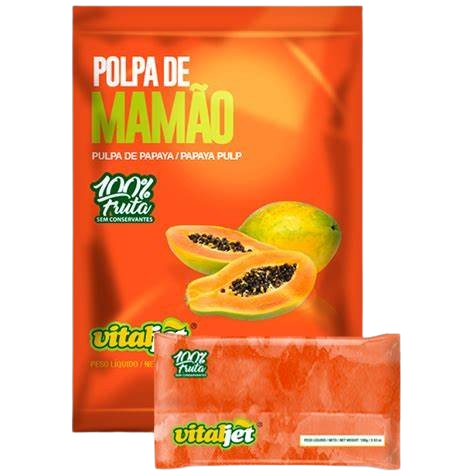 POLPA MAMÃO VITALJET 4*100G