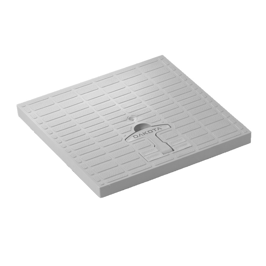 TAMPA C/ MANIPULO+ARO 55X55 DK