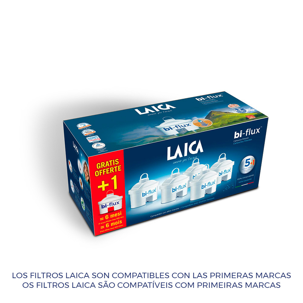 Pack Filtros Agua 5+1 F6S LAICA