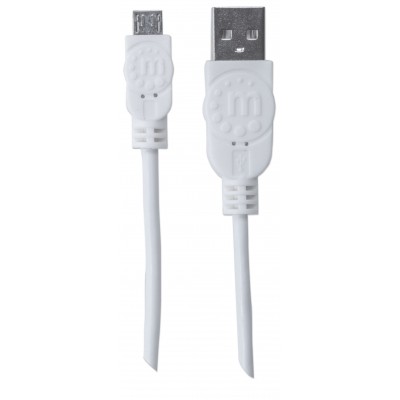 CABO USB-A 1MT (M) PARA MICRO-B (M) BRANCO MANHATTAN