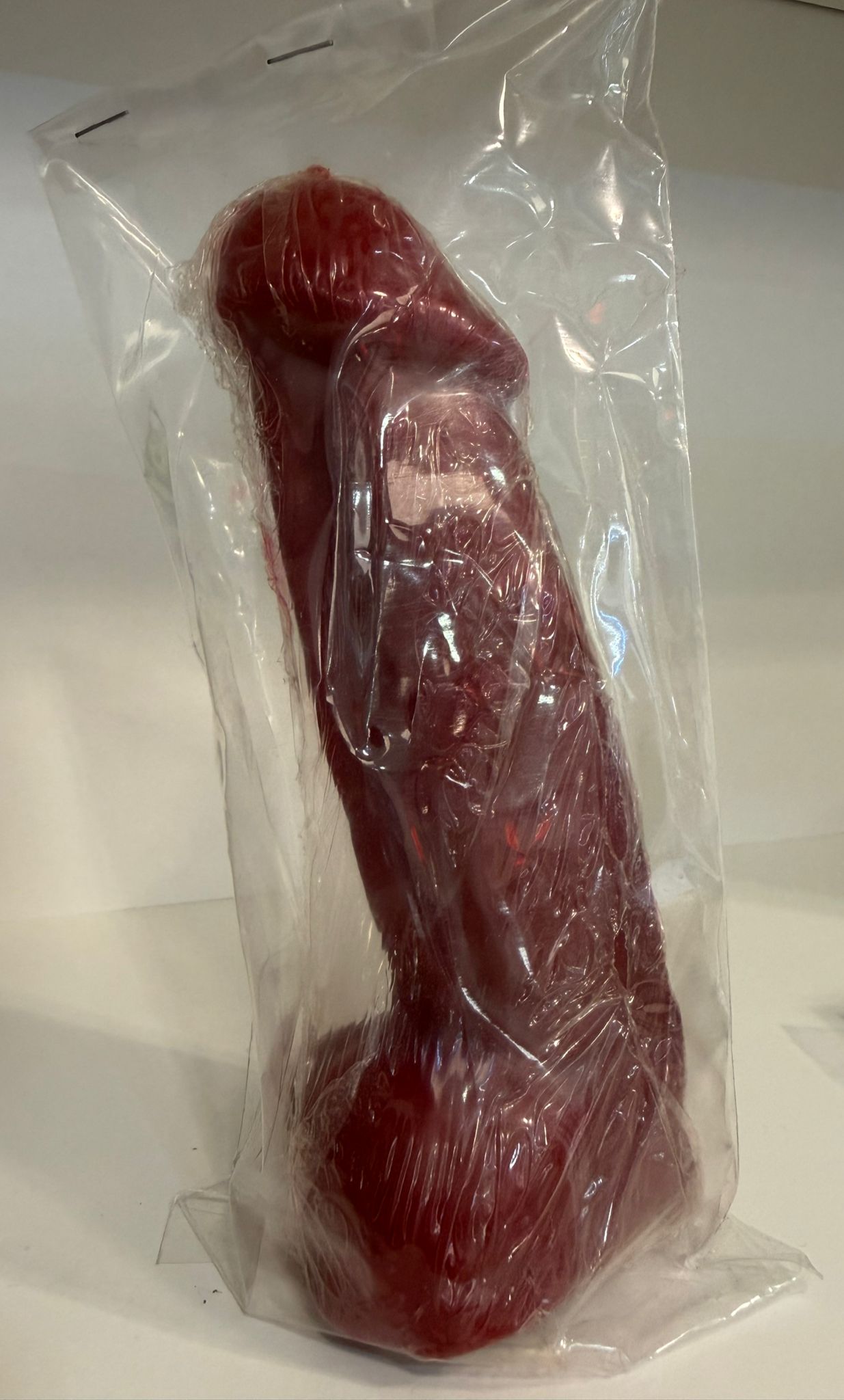 Vela Genital Masculina Vermelha 