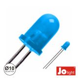 Led difuso de alto brilho 3.2VDC Ø10mm azul